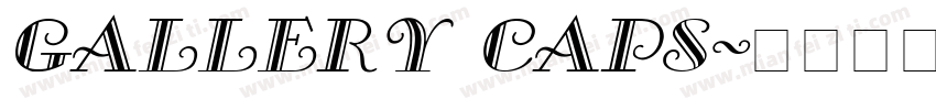 Gallery Caps字体转换